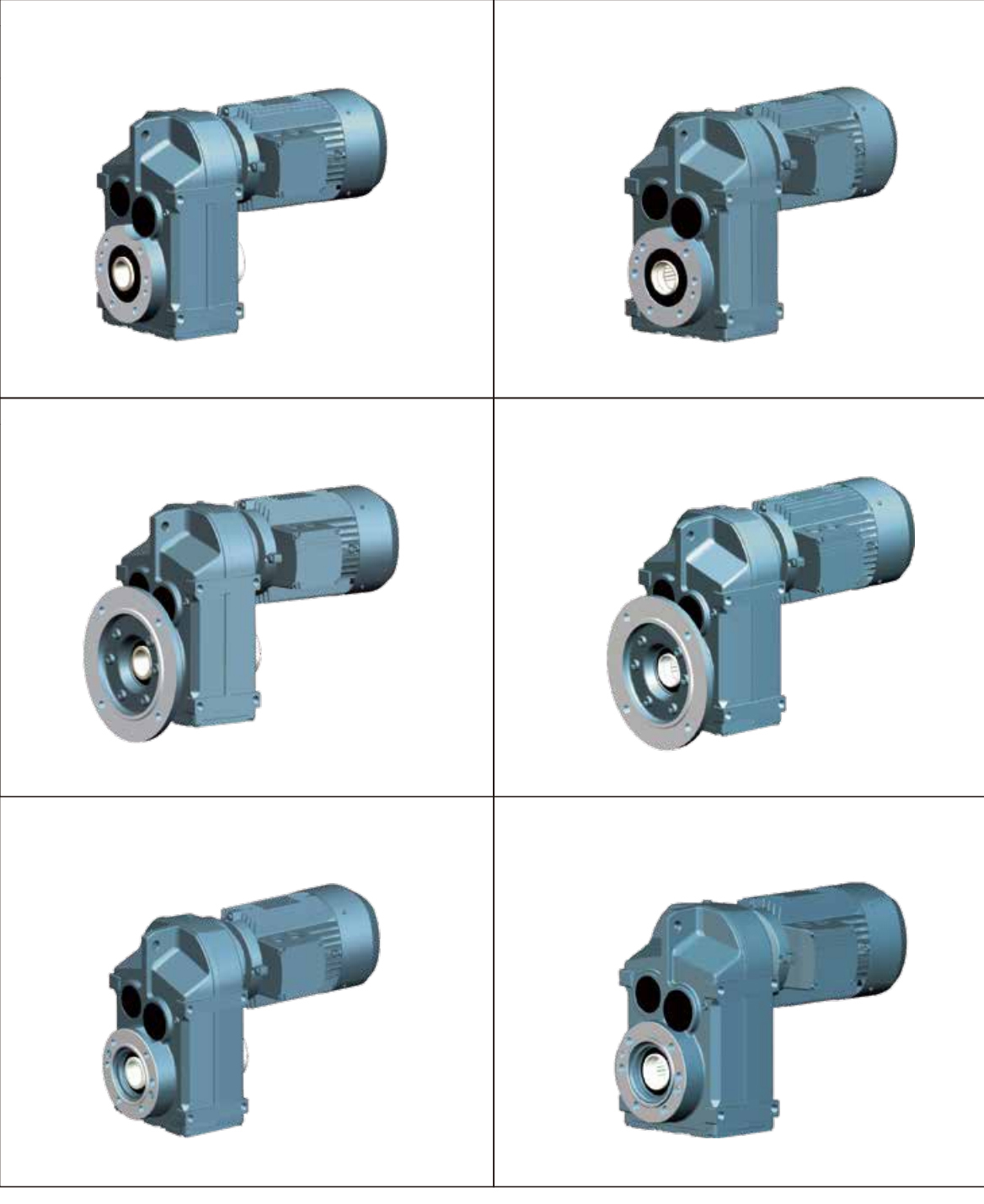 FC Parallel Shaft Helical Geared Reducer parts diagram